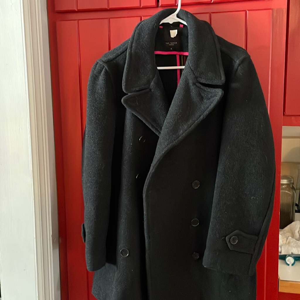 Ted Baker Wool Pea Coat Womens Size 3